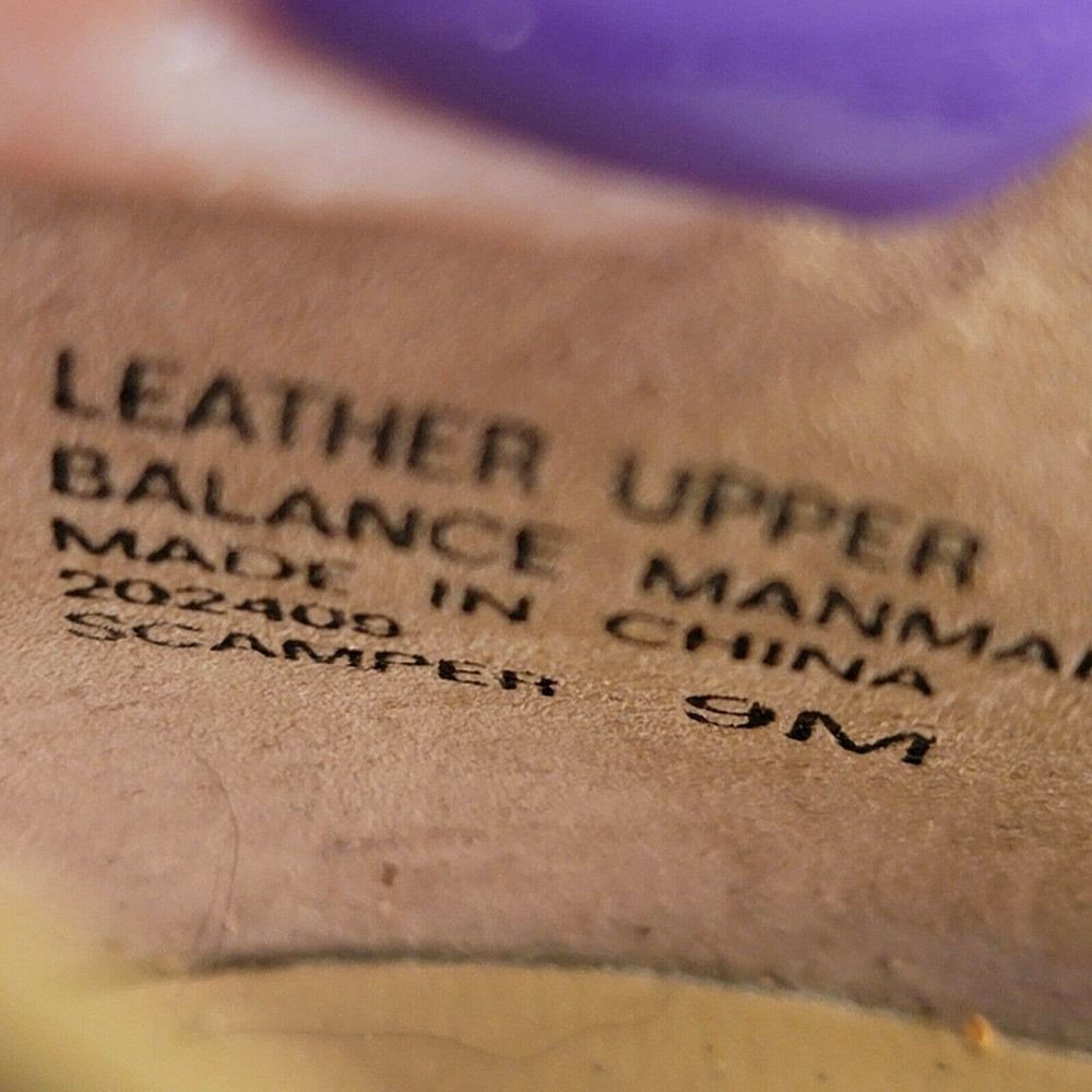 Sam & Libby size 9M Tan Suede Leather Sport Shoe Scamper Chunky Heel As … - Picture 10 of 12